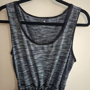 Athleta Women’s Sleeveless Gray Space-Dye Tank Top Size M